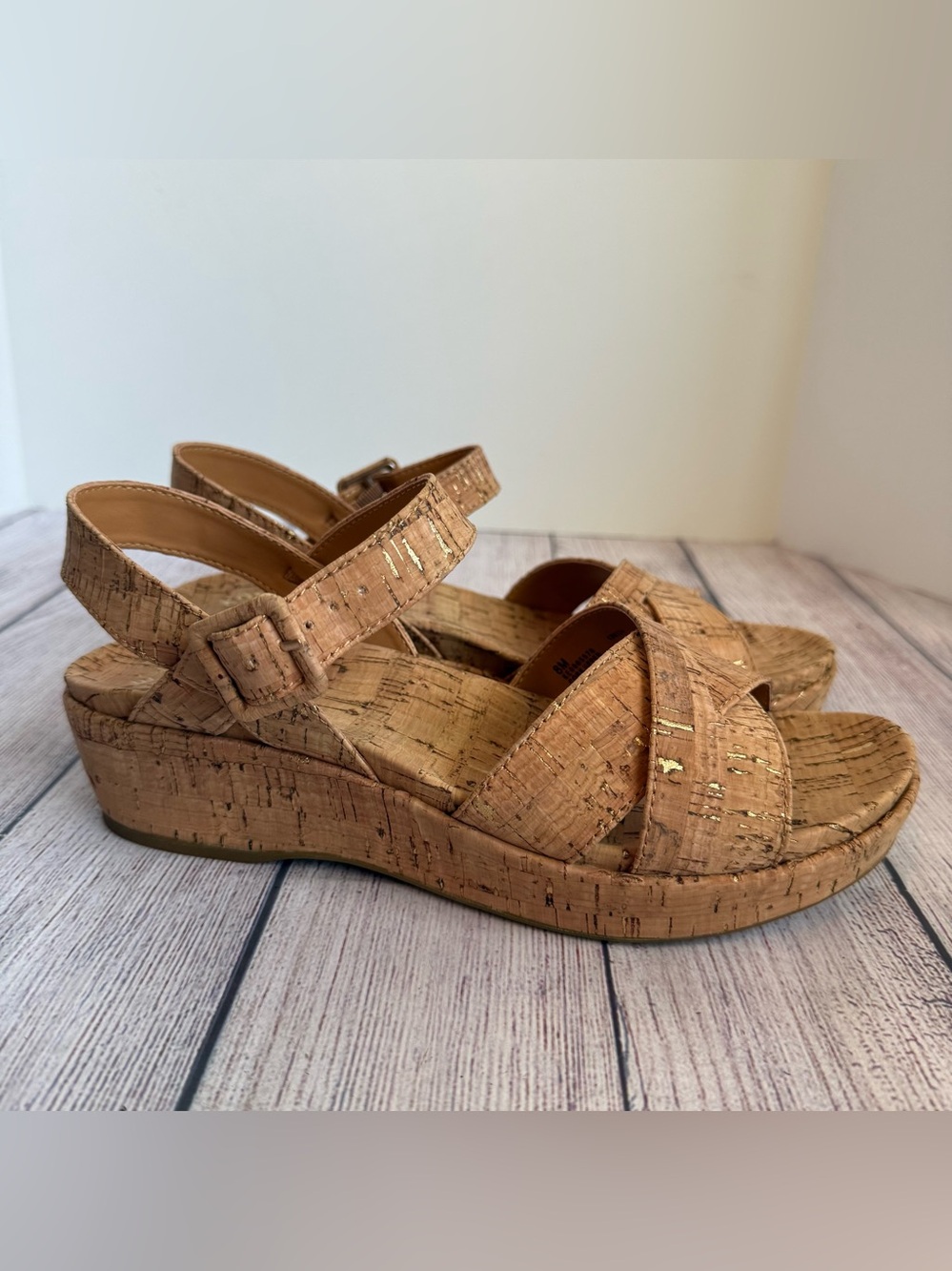 KORK-Ease Myrna Cork Style Sandals 8 NIB